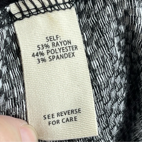 Gilded Intent tank top black and white design with lace up sides size small - Picture 5 of 5